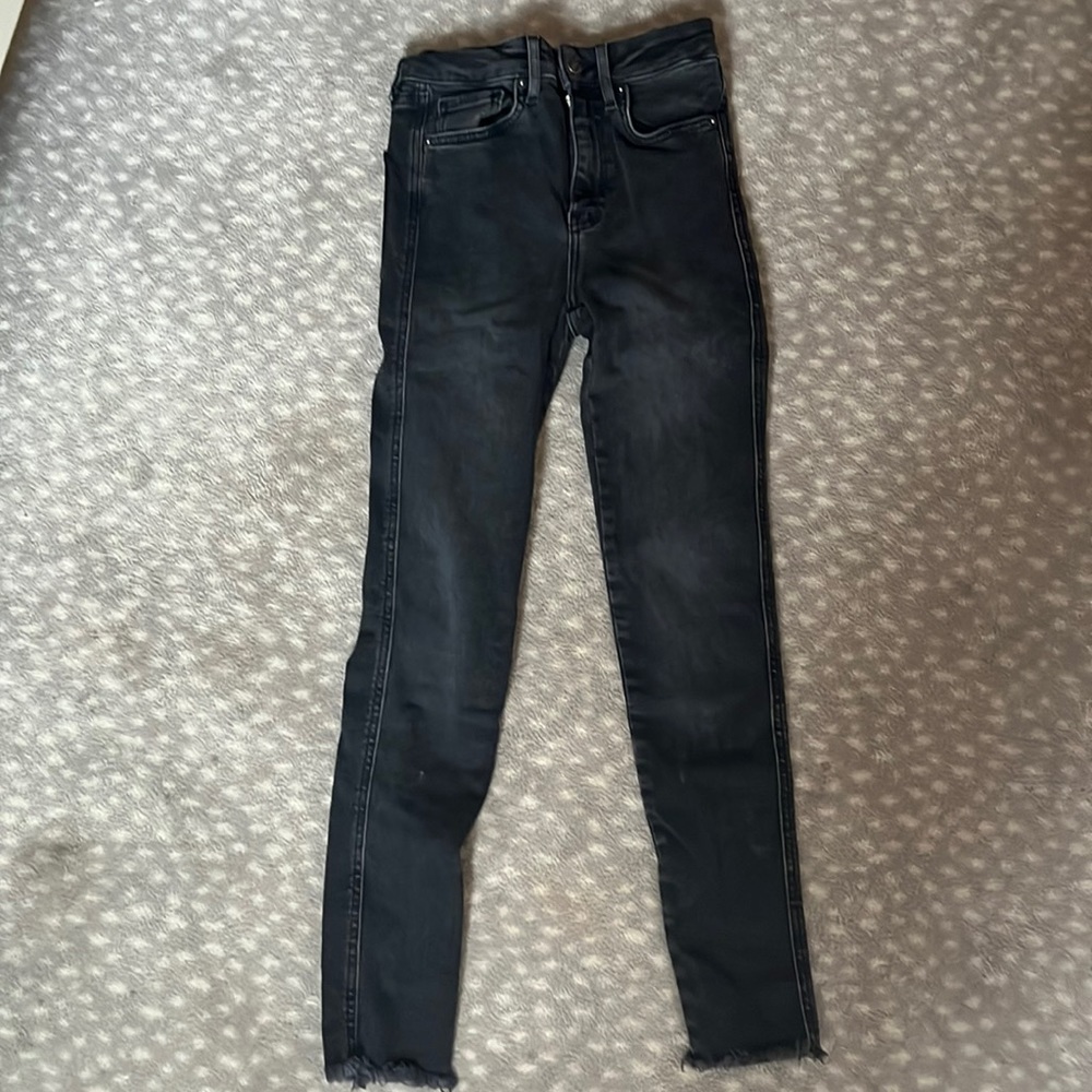 Free People black skinny jeans
